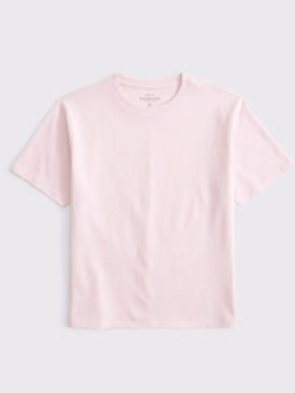 Abercrombie Women's Essential Premium Polished Relaxed Tee - NWT - Pink - S